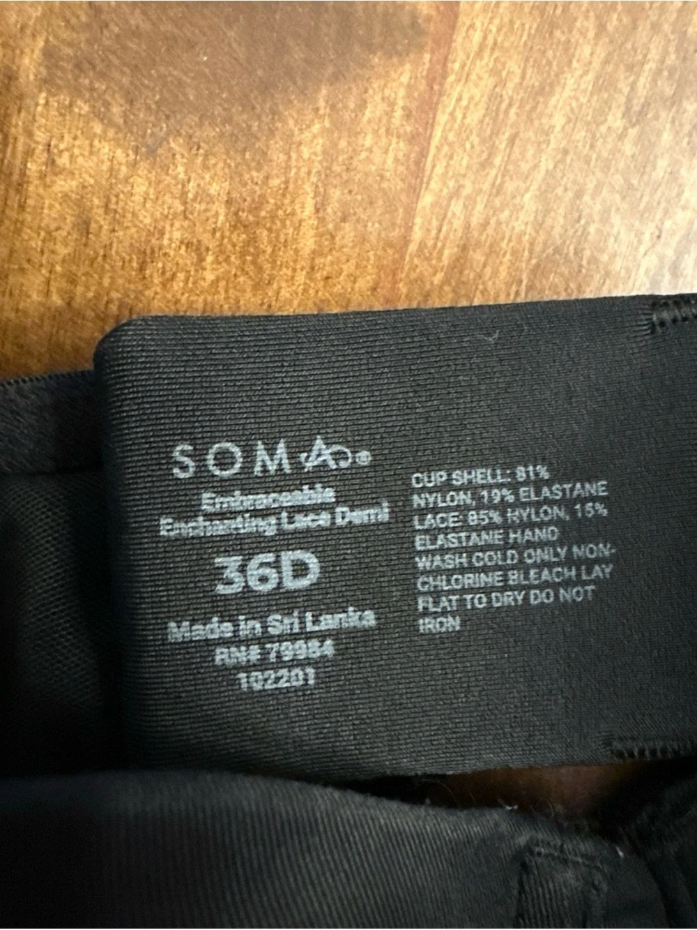 Soma bra 36d